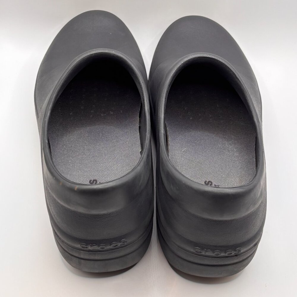 Crocs Neria Pro II Women's Size 8 Shoes Black Slip Resistant Work Nursing Clogs - Picture 3 of 8